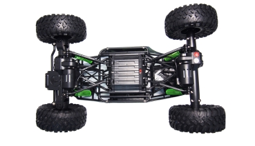 22217 CRAZY-CRAWLER 1:10 4WD RTR LED 1/2prop grün